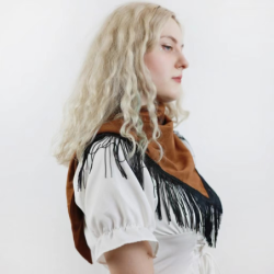 New Fringe Triangle Scarf