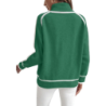 Women's Knitted Sweater Set Long Sleeve High Neck Top Casual Loose Knitwear