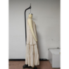 Spring New Arrivals Cotton Linen Women Loose Maxi Dress