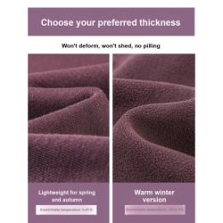 Dark Plum Banana Wide Leg Pants Women Winter Fall Long Sleeve High Waist Fleece Joggers