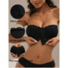 2 pcs Exclusive Front Closure Seamless Strapless Gown for Girls with Wave Edge Bra